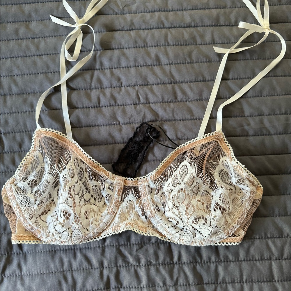 For Love and Lemons Skivvies Lace Bra